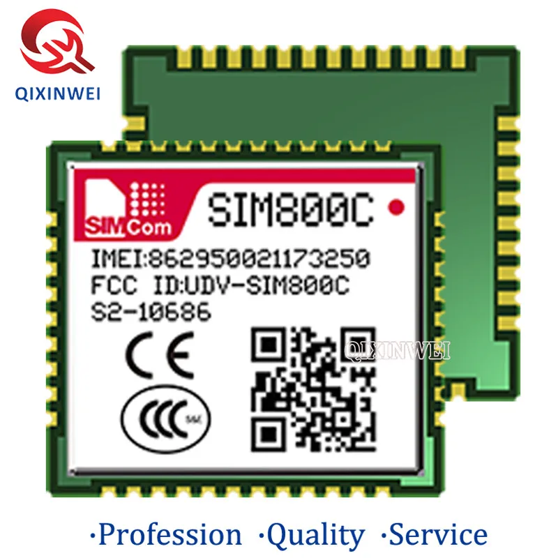 SIM800C SIMCOM GSM/GPRS With small size in LCC interface and play high performance
SIM800C SIMCOM GSM/GPRS With small size in LCC interface and play high performance