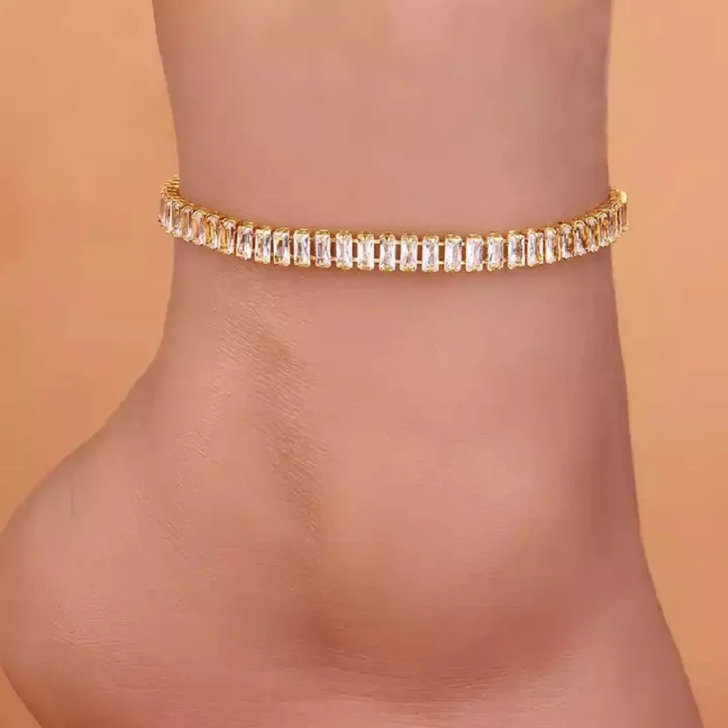 Buy One Get One Free Simple fashion zircon anklet versatile beach shiny zircon foot accessories women's jewelry for women chain
Buy One Get One Free Simple fashion zircon anklet versatile beach shiny zircon foot accessories women's jewelry for women chain