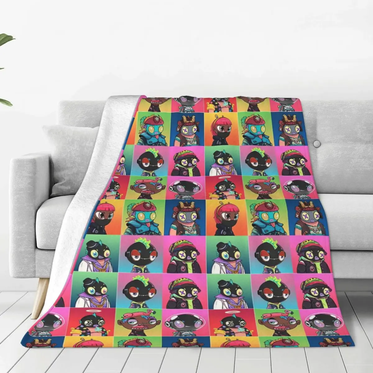 KARAFURU NFT GENERATIVE ARTS Bed Blanket Flannel Blanket Flannel Blanket Air conditioning blanket
KARAFURU NFT GENERATIVE ARTS Bed Blanket Flannel Blanket Flannel Blanket Air conditioning blanket