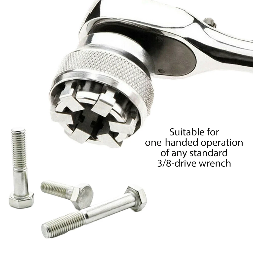 Universal Ratchet Wrench Socket Spanner Sleeve Stainless Steel Torque Car Nuts High Load-bearing Manufacturing Repairing Tools
Universal Ratchet Wrench Socket Spanner Sleeve Stainless Steel Torque Car Nuts High Load-bearing Manufacturing Repairing Tools