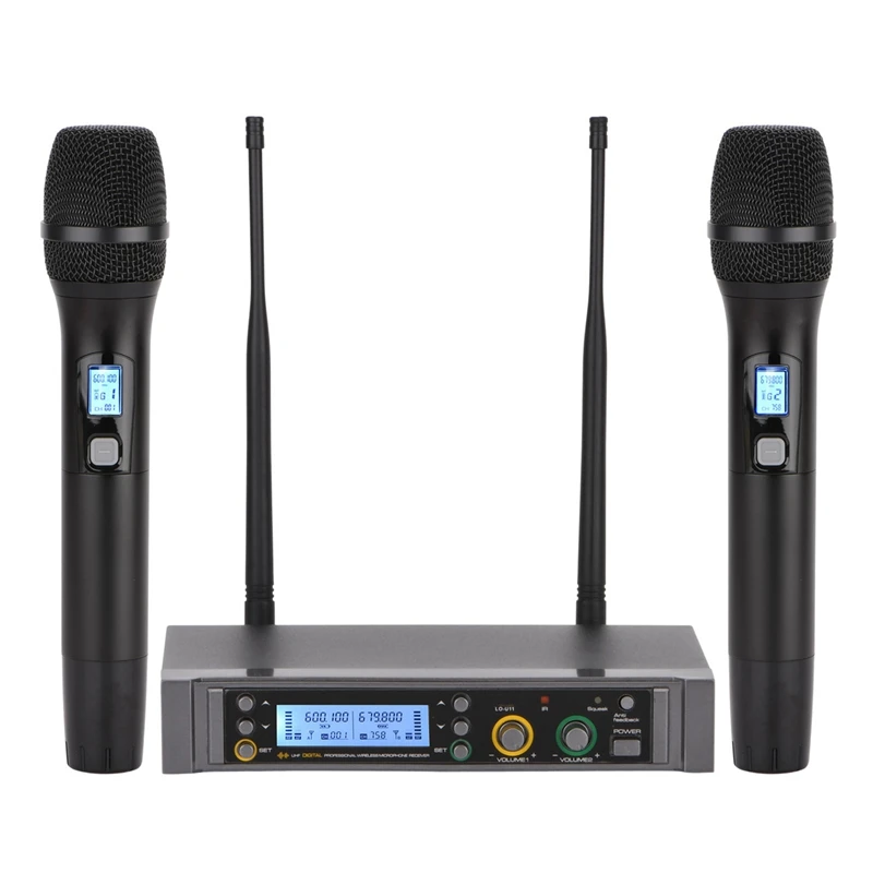 One-For-Two Audio Mixer Console With Wireless Microphone Sound Mixing 2X380 Frequency-US Plug
One-For-Two Audio Mixer Console With Wireless Microphone Sound Mixing 2X380 Frequency-US Plug