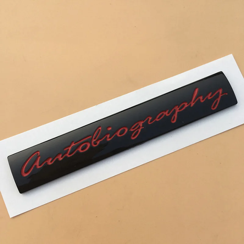Red Autobiography Letters Emblem Bar Logo for Land Range Rover SV Edition Bar Badge Car Styling Trunk Sticker…
Red Autobiography Letters Emblem Bar Logo for Land Range Rover SV Edition Bar Badge Car Styling Trunk Sticker…