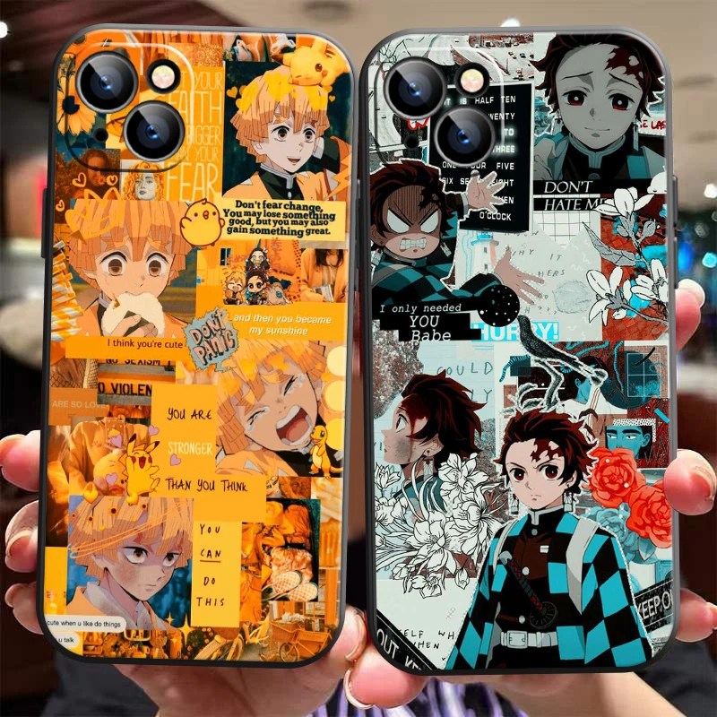 Demon Slayer For Apple iPhone 13 12 11 Pro 13 12 Mini X XR XS Max SE 5 6 7 8 Plus Phone Case Liquid Silicon coque funda Carcasa
Demon Slayer For Apple iPhone 13 12 11 Pro 13 12 Mini X XR XS Max SE 5 6 7 8 Plus Phone Case Liquid Silicon coque funda Carcasa
