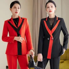 Suit Female 2023 Spring and Autumn New Teacher Interview Formal Wear College Student Business Wear Temperament Overall Overalls