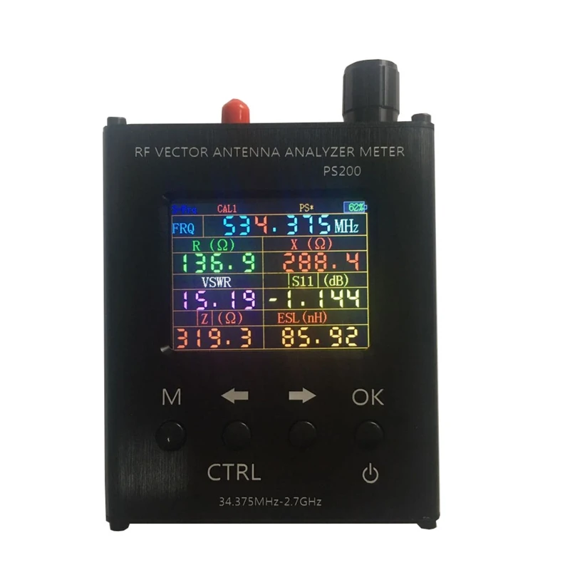 PS200 RF VectorAntenna Analyzer SWR Meter 34.375MHZ-2.7GHz For Resistance Impedance SWR S11 PS200 Replace N1201SA+ G2AC
PS200 RF VectorAntenna Analyzer SWR Meter 34.375MHZ-2.7GHz For Resistance Impedance SWR S11 PS200 Replace N1201SA+ G2AC