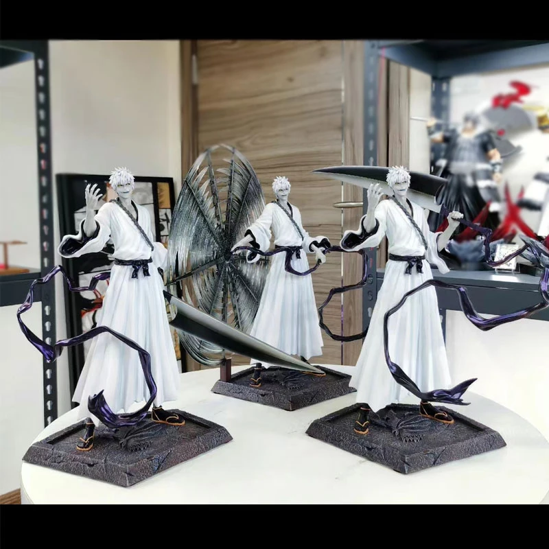 35cm Anime Bleach FlyLeaf Kurosaki Figure Gk Grey Hair Kurosaki Ichigo Action Figure with Knife Holder Statue PVC Model Toy Doll
35cm Anime Bleach FlyLeaf Kurosaki Figure Gk Grey Hair Kurosaki Ichigo Action Figure with Knife Holder Statue PVC Model Toy Doll