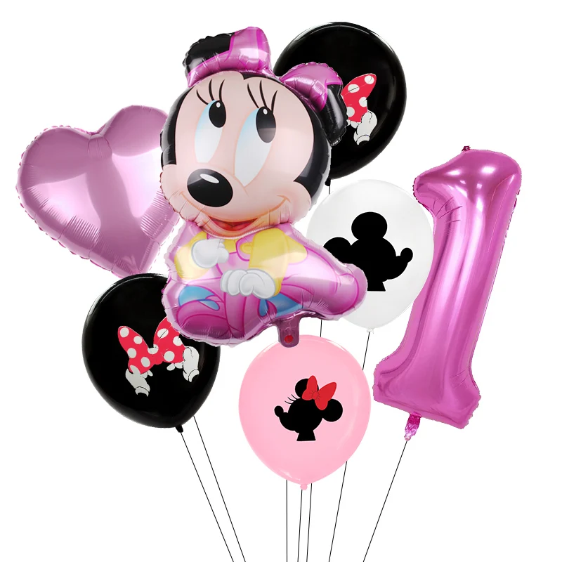 6pcs/lot Mickey Mouse Minnie Balloons Girl Birthday Party Decorations Baby Shower Decor Kids Party Mickey Balloon Air Globos
6pcs/lot Mickey Mouse Minnie Balloons Girl Birthday Party Decorations Baby Shower Decor Kids Party Mickey Balloon Air Globos