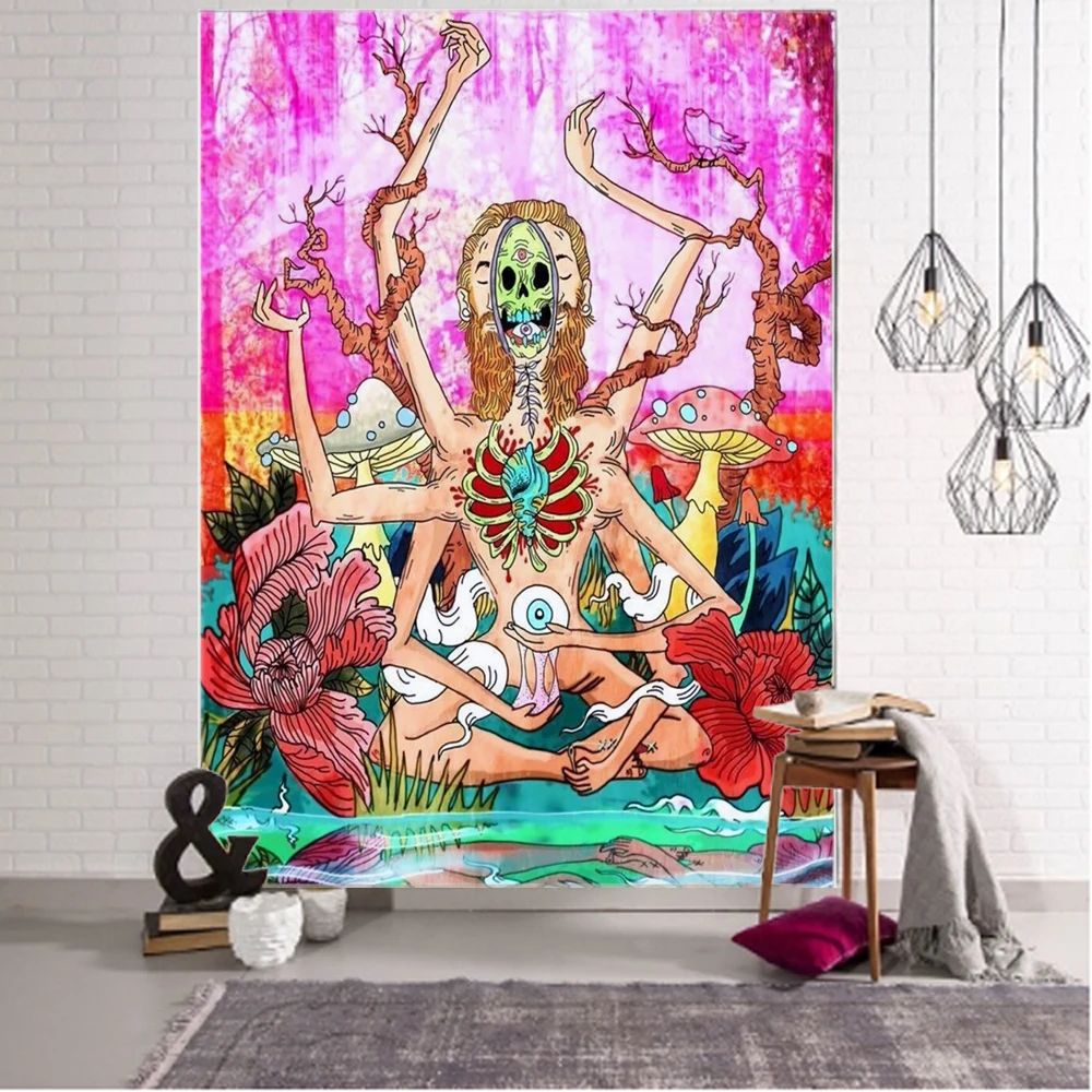 Boho Wall Decor Tapestry Home Decor Tapestry Psychedelic Illustration Decorative Tapestry Mandala Witchcraft Wall Hanging
Boho Wall Decor Tapestry Home Decor Tapestry Psychedelic Illustration Decorative Tapestry Mandala Witchcraft Wall Hanging