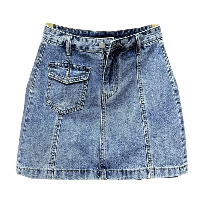 High Waist Mini Denim Skirt Women 2022 New Spring Summer Korean Slim Package Hip A-Line Short Skirt Female faldas f75
High Waist Mini Denim Skirt Women 2022 New Spring Summer Korean Slim Package Hip A-Line Short Skirt Female faldas f75