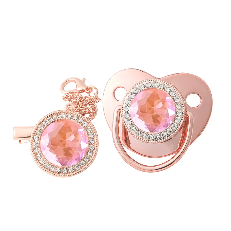 Luxury 5 Colors Rhinestone Newborn Bling Silicone Diamond Baby Pacifier Dummy Soother Baby Pacifiers Nipple Baby Shower Gifts
Luxury 5 Colors Rhinestone Newborn Bling Silicone Diamond Baby Pacifier Dummy Soother Baby Pacifiers Nipple Baby Shower Gifts