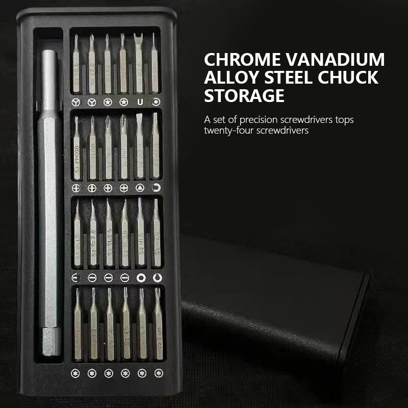 25 In 1 Multi Screwdriver Set Precision Magnetic Screw Driver Bits Household Disassembly Tool For Smart Phone Laptop Repair 
25 In 1 Multi Screwdriver Set Precision Magnetic Screw Driver Bits Household Disassembly Tool For Smart Phone Laptop Repair