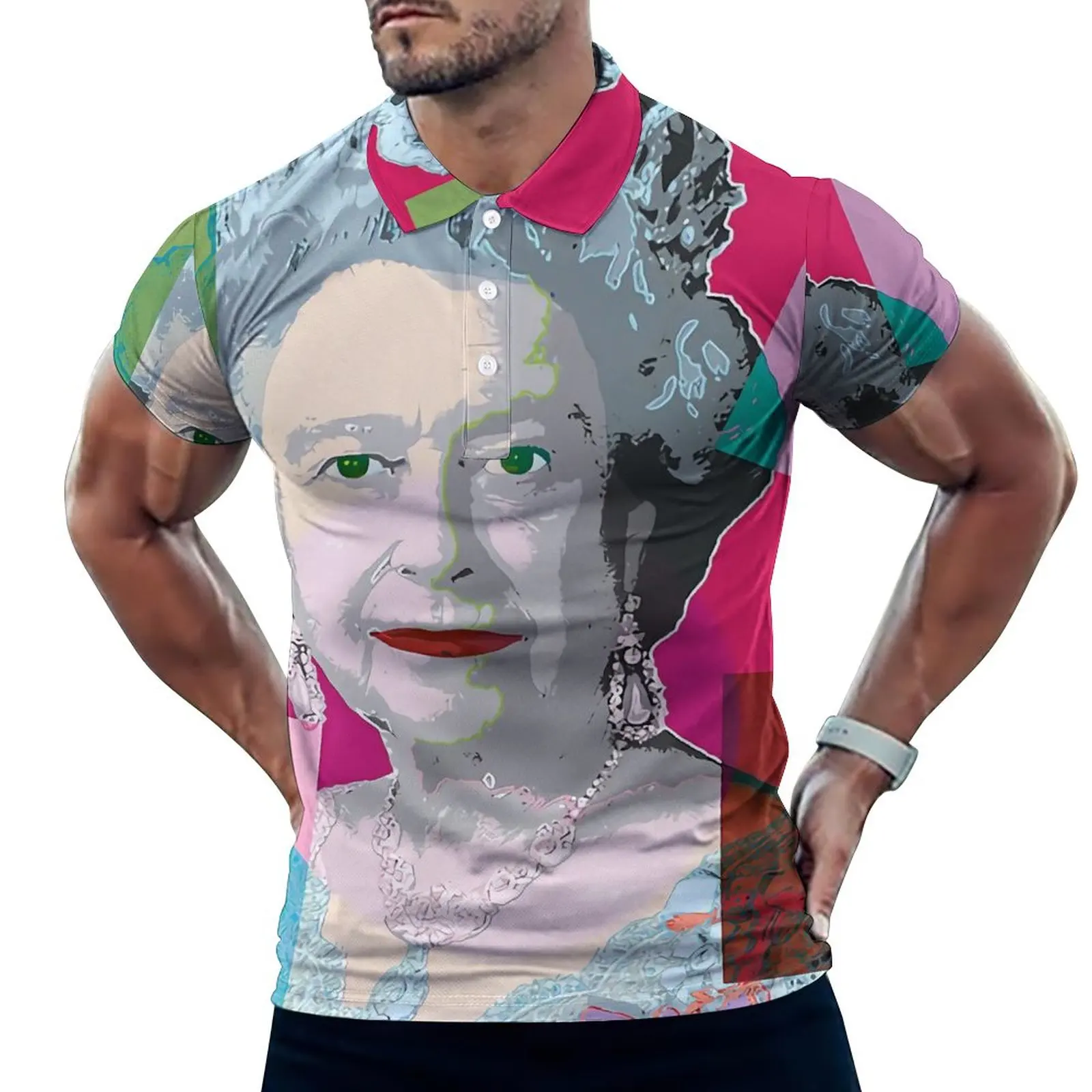 Рубашка-поло мужская с принтом «Queen» и коротким рукавом
Рубашка-поло мужская с принтом «Queen» и коротким рукавом