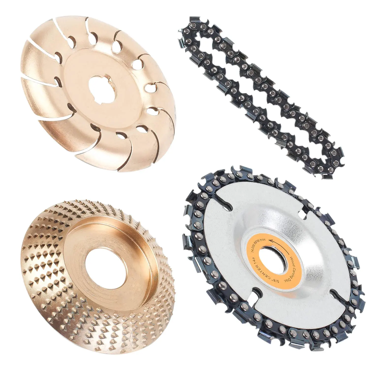 4 Pcs Wood Grinding Wheel for 4 inch or 4 1/2 inch Angle Grinder Grinder Wheel Shaping Disc Attachment Wood Carving Disc
4 Pcs Wood Grinding Wheel for 4 inch or 4 1/2 inch Angle Grinder Grinder Wheel Shaping Disc Attachment Wood Carving Disc