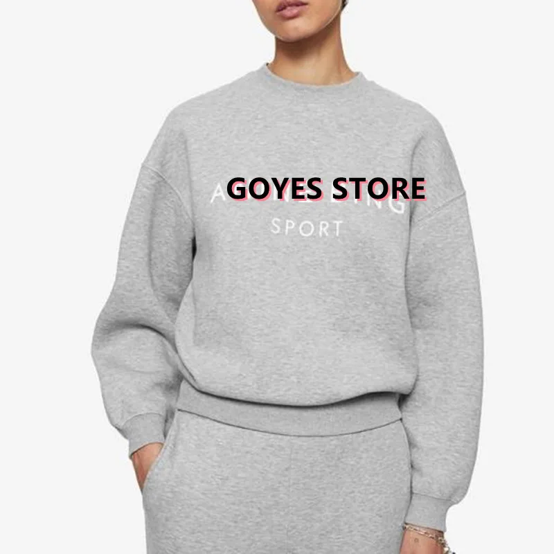 Women Letter Sweatshirt 100% Cotton Letter Printed Pull O Neck 2021 New Long Sleeve Loose Ladies Casual Tops Spring Autumn
Women Letter Sweatshirt 100% Cotton Letter Printed Pull O Neck 2021 New Long Sleeve Loose Ladies Casual Tops Spring Autumn
