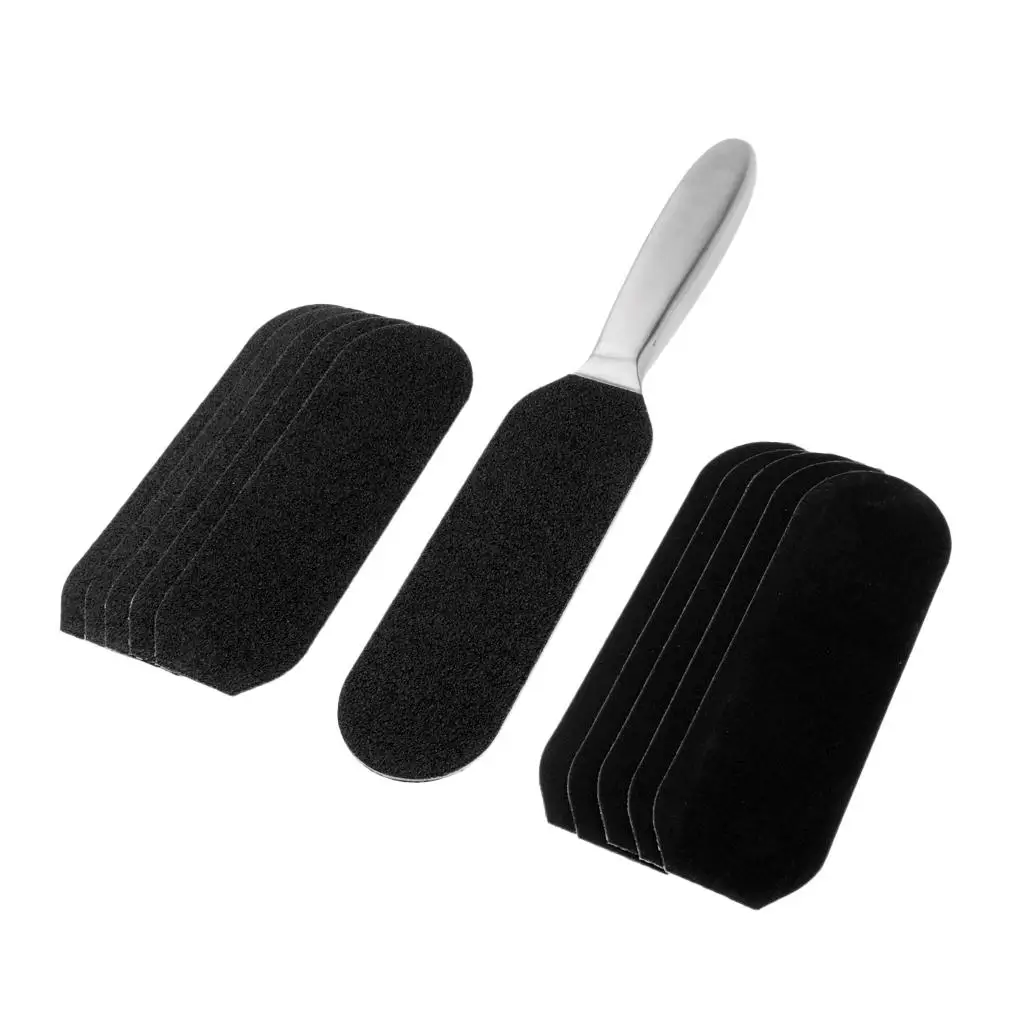 Pro Manicure Foot File - Reusable Stainless Steel Cracked Skin Corns Callus Remover Feet Rasp with 10Pcs Replacement Pads
Pro Manicure Foot File - Reusable Stainless Steel Cracked Skin Corns Callus Remover Feet Rasp with 10Pcs Replacement Pads
