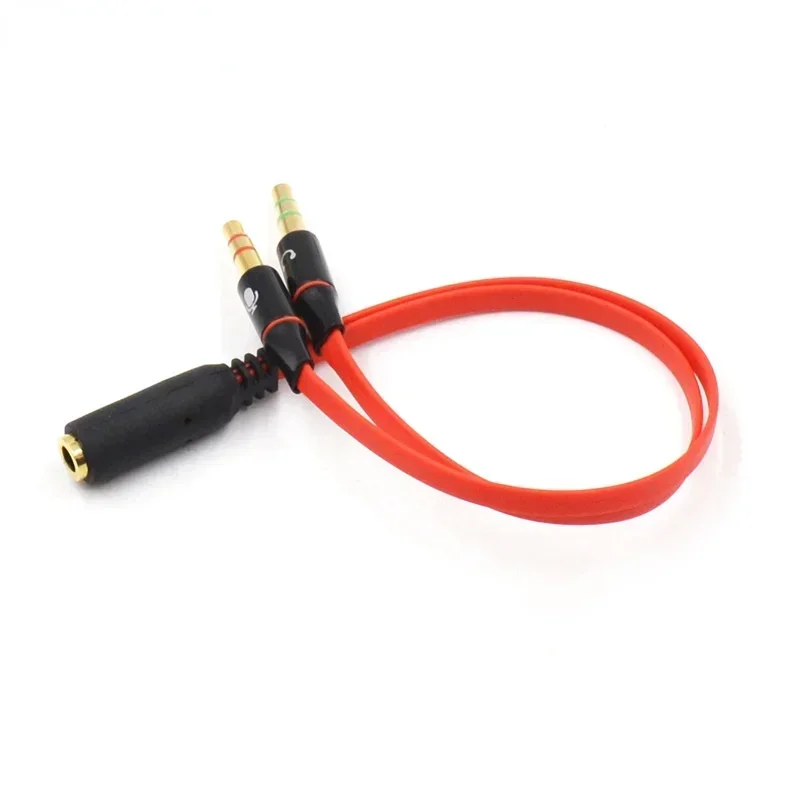 3.5mm TRRS Adapter 2 Male 1 Female Mini 3.5mm Jack 4 Pin Splitter Stereo Audio Microphone Flat Cable Socket To 2 3pin Connector
3.5mm TRRS Adapter 2 Male 1 Female Mini 3.5mm Jack 4 Pin Splitter Stereo Audio Microphone Flat Cable Socket To 2 3pin Connector