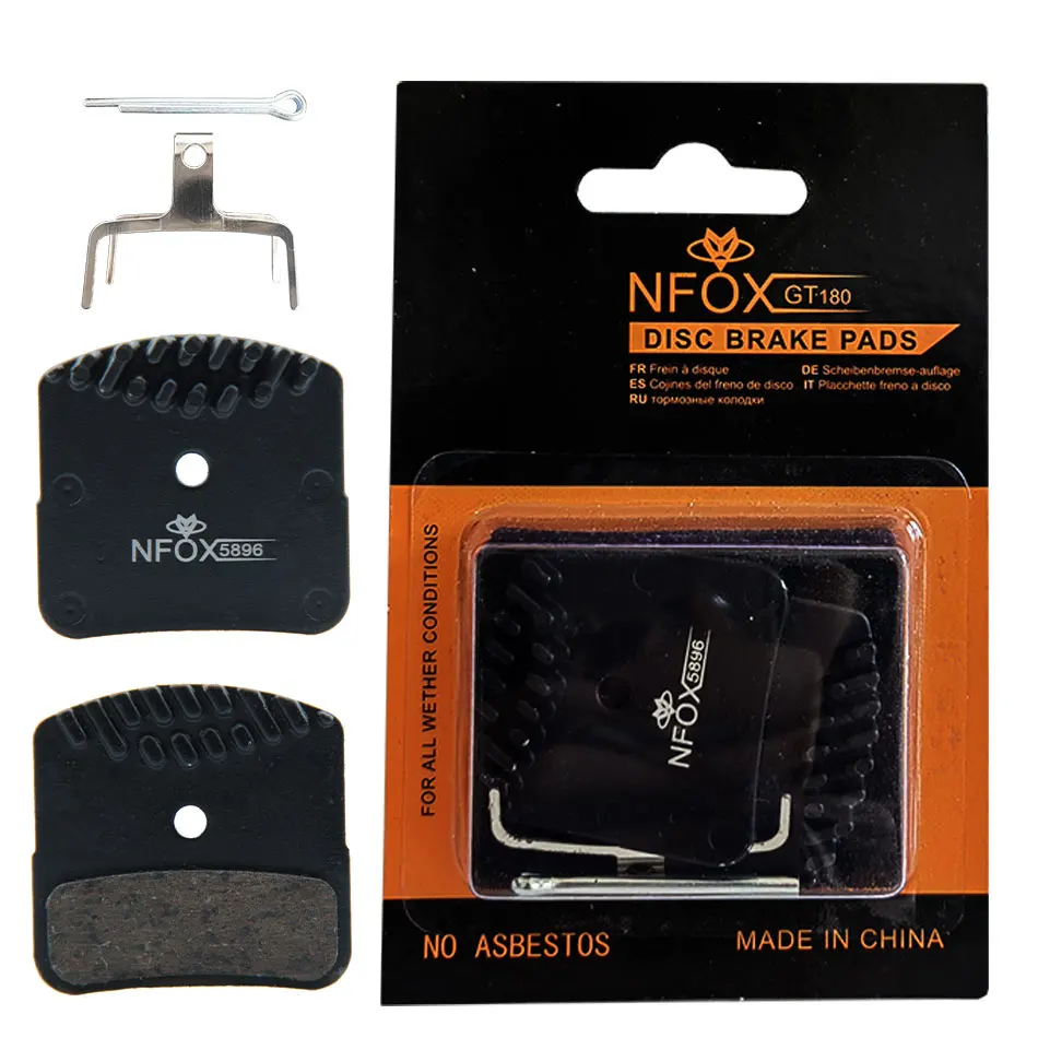 NFOX four piston scooter electric vehicle hydraulic brake disc brake radiator brake pad resin semi metal ceramic copper base
NFOX four piston scooter electric vehicle hydraulic brake disc brake radiator brake pad resin semi metal ceramic copper base