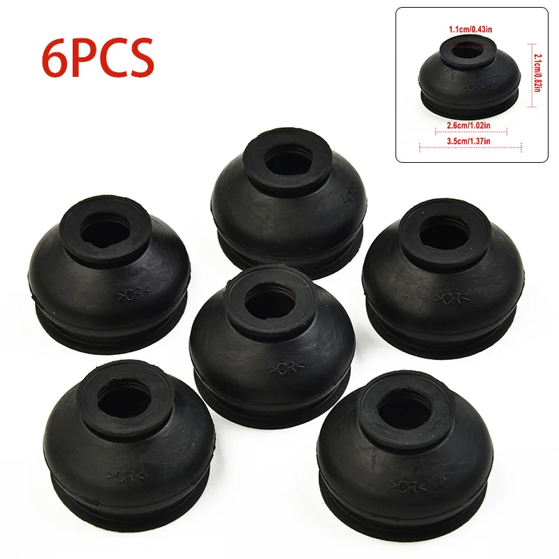 6pcs/set High Quality Rubber Tie Rod End Ball Joint Dust Boots Dust Cover Boot Gaiters Dust Cover Replacement Accessories
6pcs/set High Quality Rubber Tie Rod End Ball Joint Dust Boots Dust Cover Boot Gaiters Dust Cover Replacement Accessories