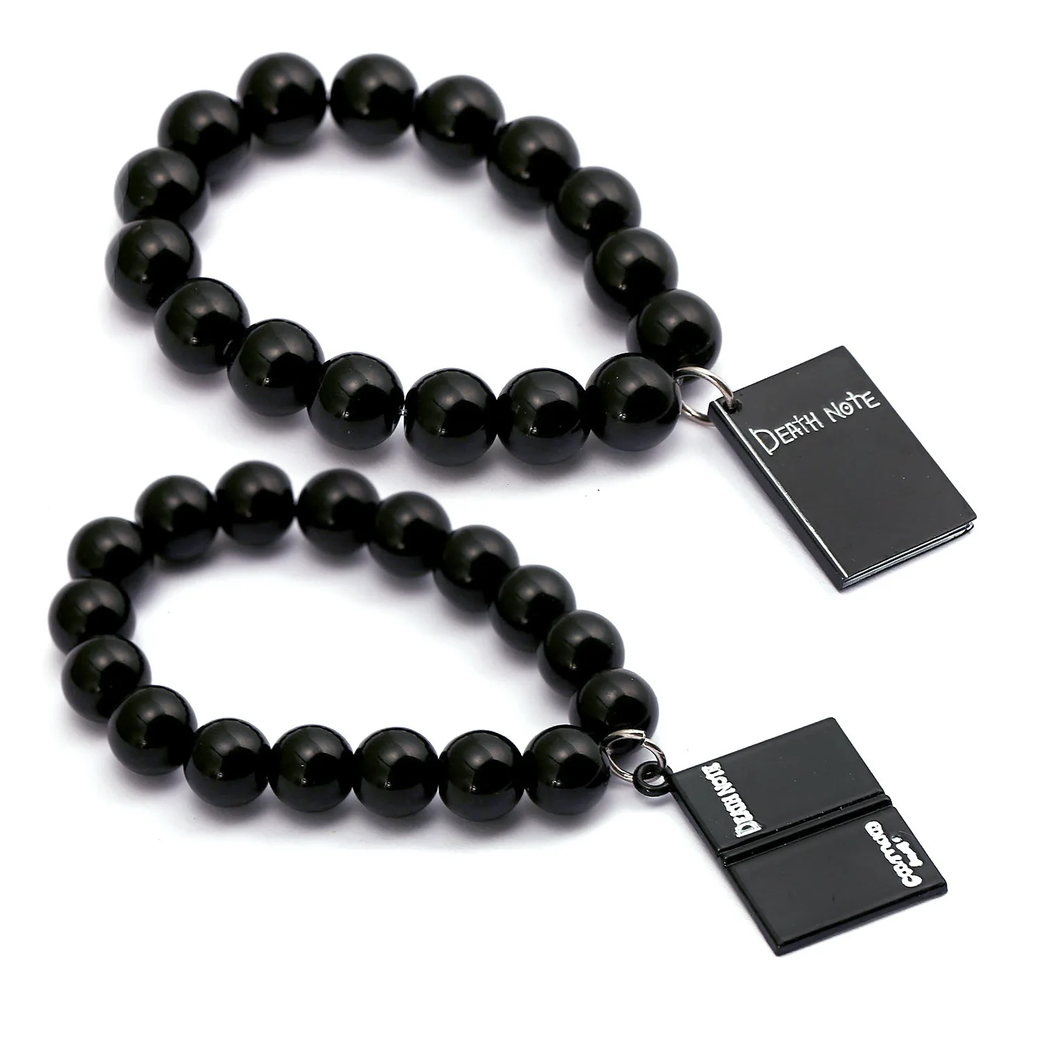Japanese Anime Death Note Bracelets Natural Black Lava Rock Stone Bead Bracelets Black Notebook Rope Chain Strand Bracelets
Japanese Anime Death Note Bracelets Natural Black Lava Rock Stone Bead Bracelets Black Notebook Rope Chain Strand Bracelets