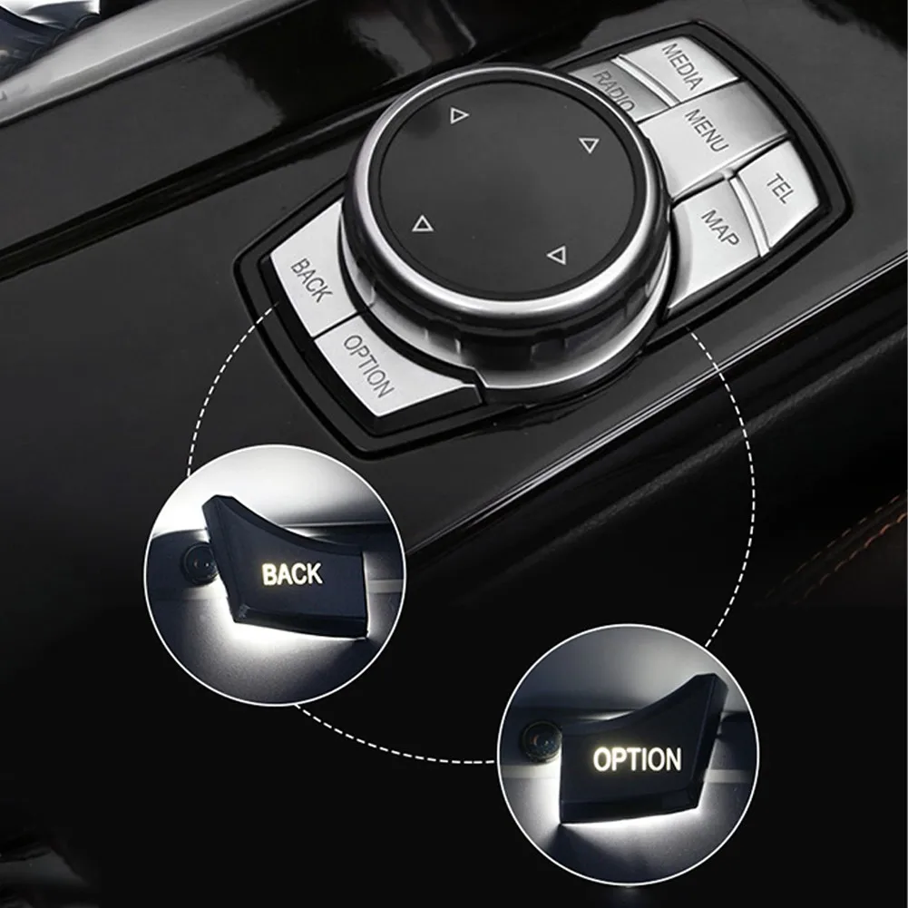 1 Set * ABS Chrome Car Interior IDrive Multi Media 7 Button Cover Knob Trim For BMW 1/2/3/5/6/7/X1/X3/X5/X6 Car Accessories
1 Set * ABS Chrome Car Interior IDrive Multi Media 7 Button Cover Knob Trim For BMW 1/2/3/5/6/7/X1/X3/X5/X6 Car Accessories