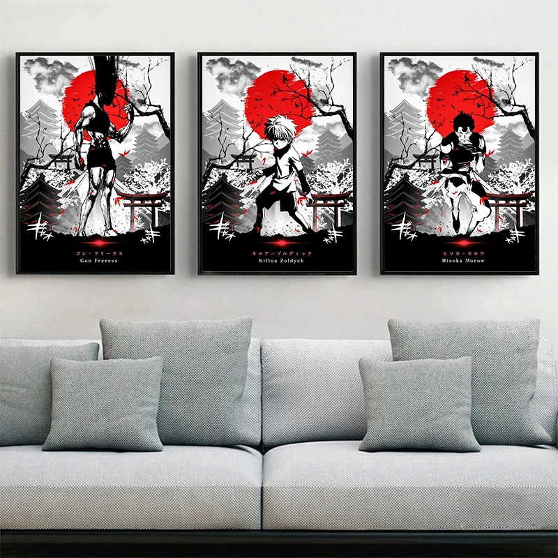 Japanese Anime HUNTER×HUNTER/Fullmetal Alchemist/Code Geass Poster Wall Art Fans' Collection Canvas Painting Home Room Decor
Japanese Anime HUNTER×HUNTER/Fullmetal Alchemist/Code Geass Poster Wall Art Fans' Collection Canvas Painting Home Room Decor