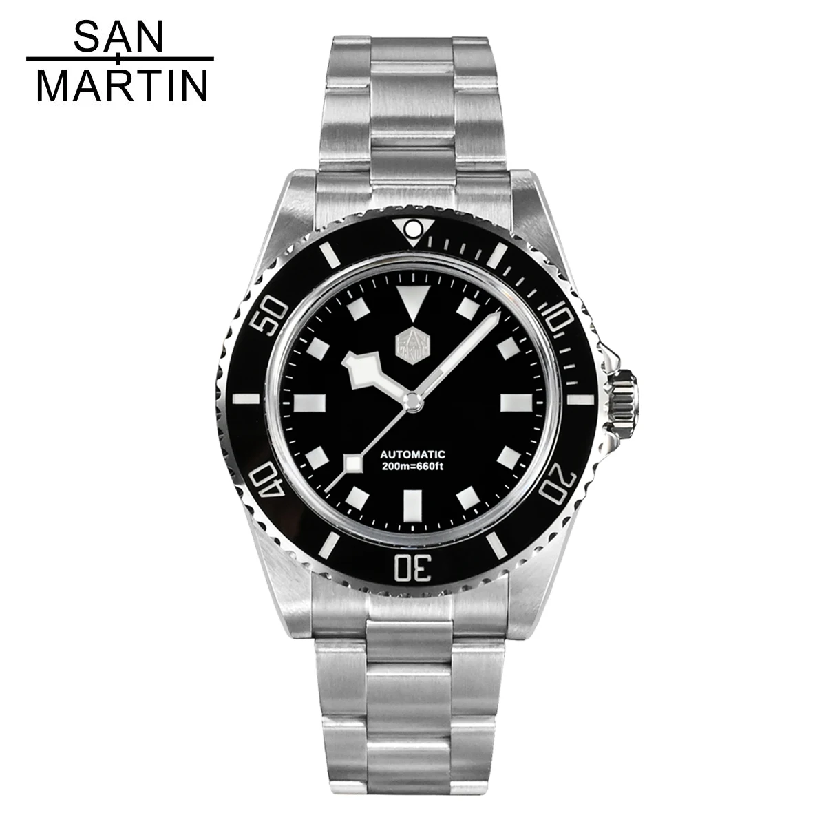 Винтажные мужские часы San Martin с сапфировым стеклом, 20 бар, светящиеся PT5000 SW200, классические роскошные автоматические механические наручные часы
Винтажные мужские часы San Martin с сапфировым стеклом, 20 бар, светящиеся PT5000 SW200, классические роскошные автоматические механические наручные часы