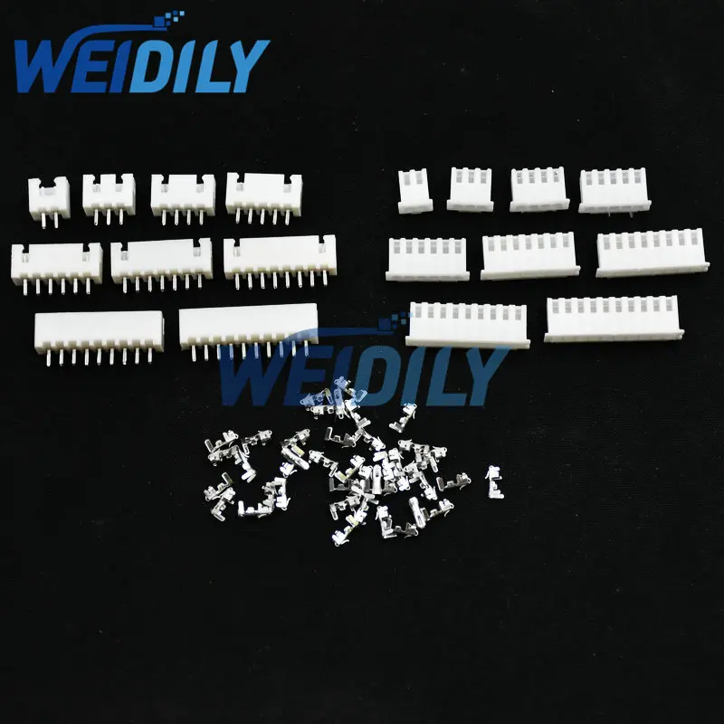 20Sets XH2.54 wire Connector XH 2.54mm Straight pin Header + Housing + Terminal for PCB Car 2P 3P 4P 5P 6P 7P 8P 9P 10Pin
20Sets XH2.54 wire Connector XH 2.54mm Straight pin Header + Housing + Terminal for PCB Car 2P 3P 4P 5P 6P 7P 8P 9P 10Pin