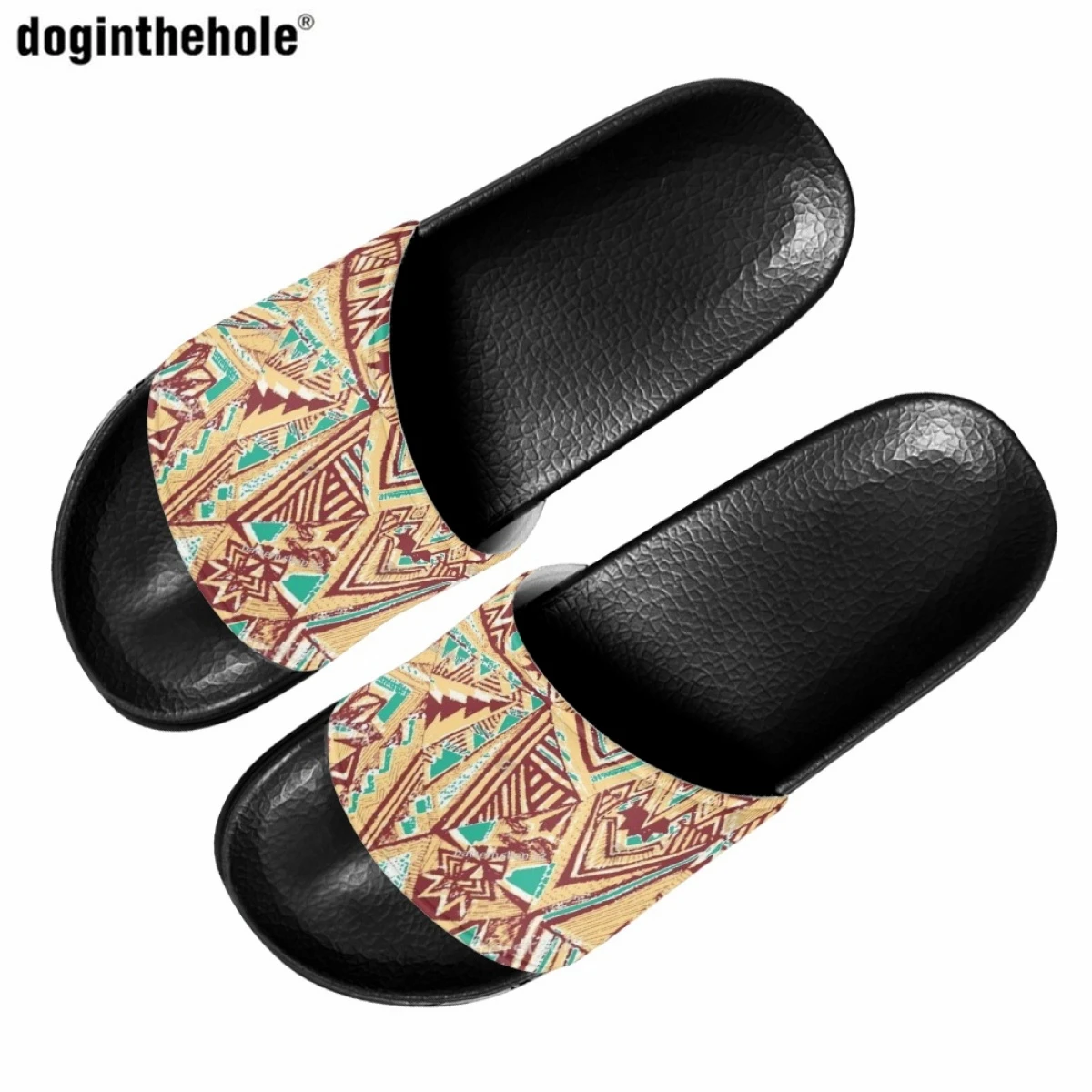 Doginthehole Summer Slippers for Women Men EVA Home Non-slip Casual Slippers Fashion Trend Tribal Totem Print Design Sandals
Doginthehole Summer Slippers for Women Men EVA Home Non-slip Casual Slippers Fashion Trend Tribal Totem Print Design Sandals