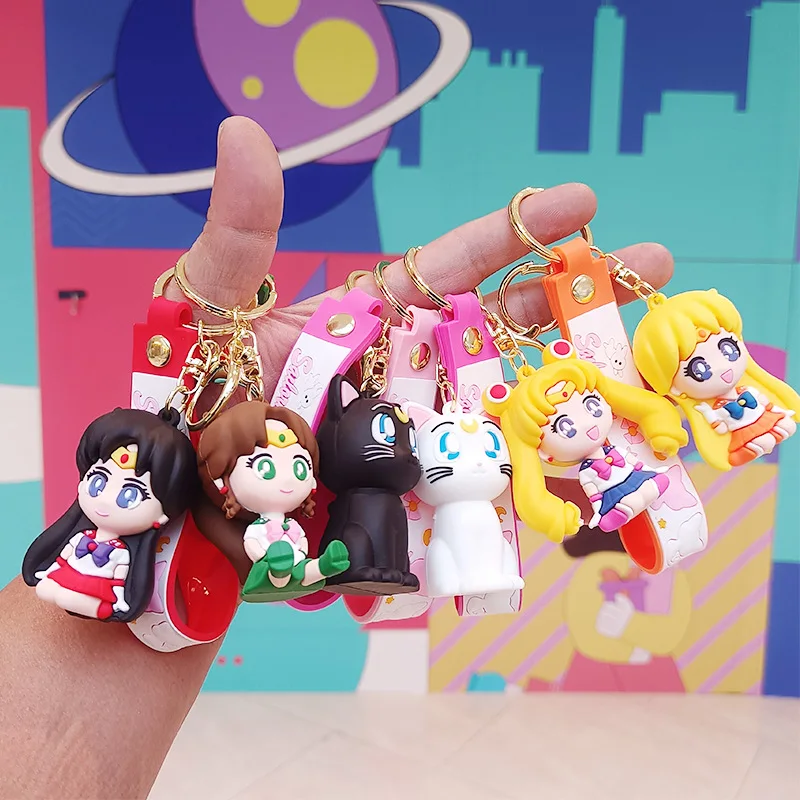 Anime Sailor Moon Keychain Action Figure Bag Pendant Doll PVC Collection Sailor Chibi Moon Mars Jupiter Mercury Venus Model Toys
Anime Sailor Moon Keychain Action Figure Bag Pendant Doll PVC Collection Sailor Chibi Moon Mars Jupiter Mercury Venus Model Toys