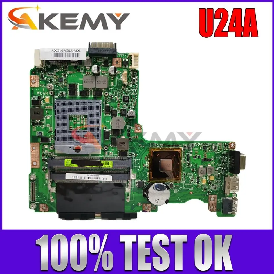 Материнская плата для ноутбука U24 Материнская плата ASUS U24E U24A P24E P24A REV: 2,0 HM65 DDR3, тест основной платы ОК
Материнская плата для ноутбука U24 Материнская плата ASUS U24E U24A P24E P24A REV: 2,0 HM65 DDR3, тест основной платы ОК