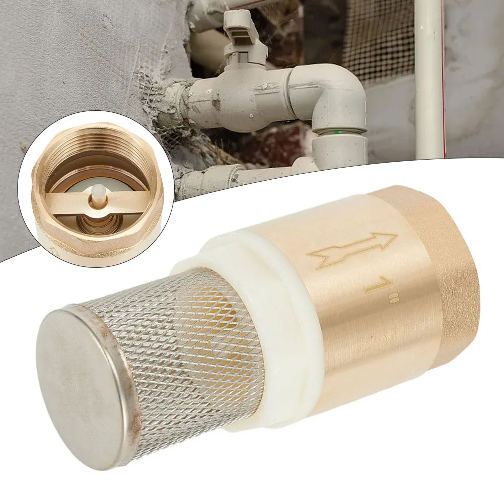 BSP Internal Thread Brass Foot Valve DN25/25 Mm With Check Valve Stainless Steel Basket Suction Basket For Water Plumbing Pump
BSP Internal Thread Brass Foot Valve DN25/25 Mm With Check Valve Stainless Steel Basket Suction Basket For Water Plumbing Pump