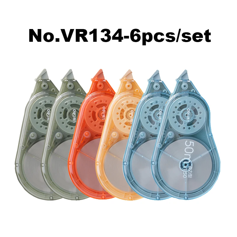 Корректирующая лента белая 5 мм * 50 м, набор из 6 шт.
Корректирующая лента белая 5 мм * 50 м, набор из 6 шт.