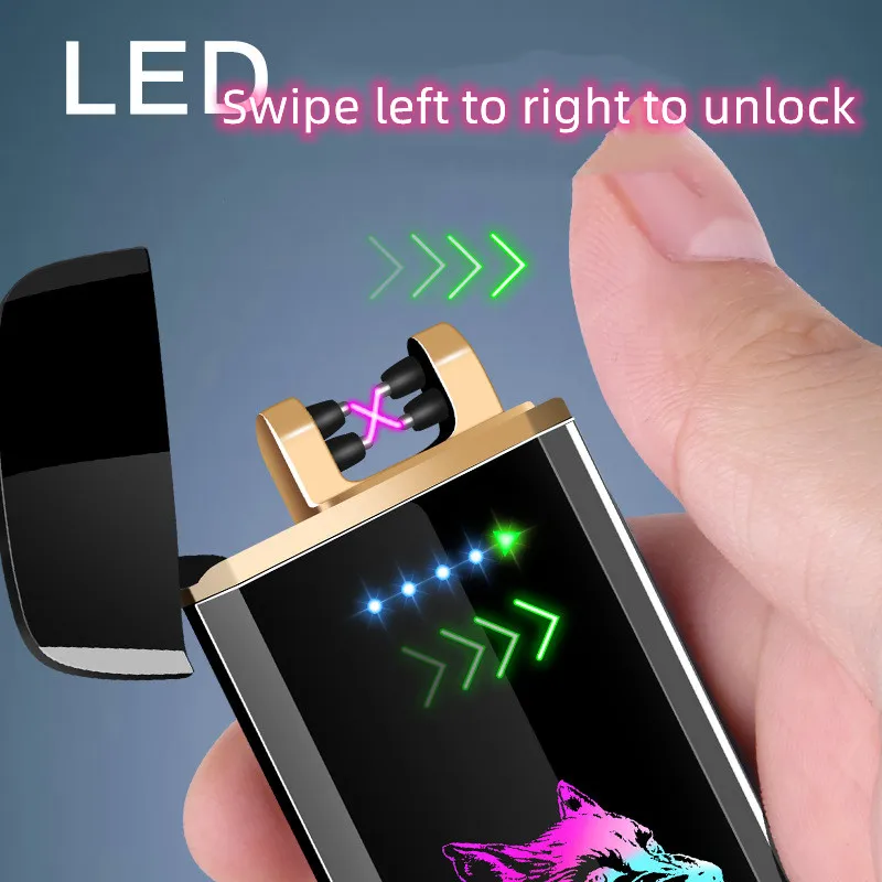 New Smart Induction Dual Arc Cold Lamp USB Lantern Lighter Innovative Side-Slip Ignition Personalized Custom Lighter
New Smart Induction Dual Arc Cold Lamp USB Lantern Lighter Innovative Side-Slip Ignition Personalized Custom Lighter