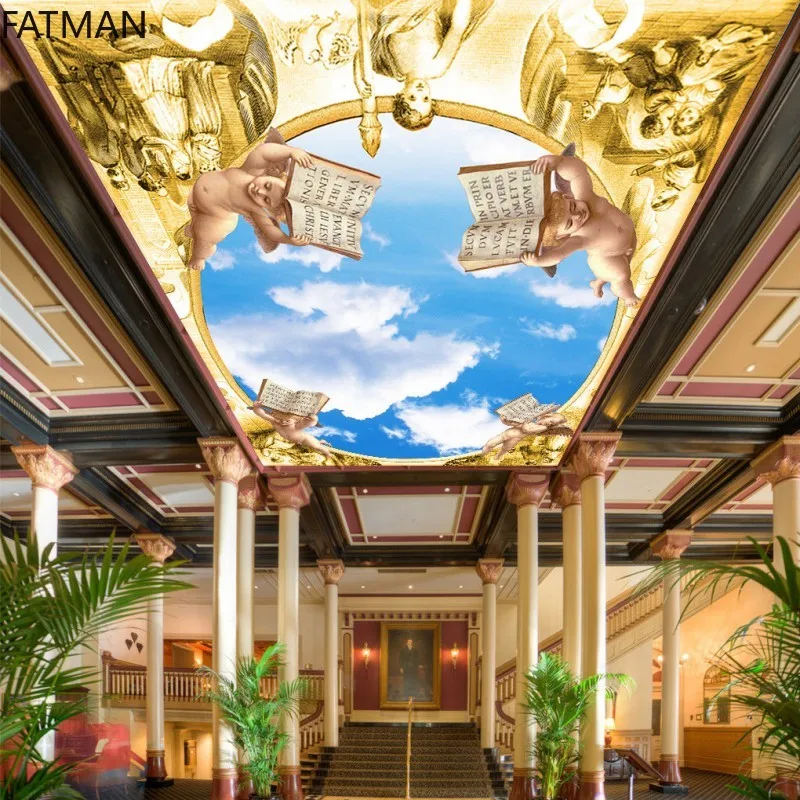 FATMAN Custom 3D Stereo Custom Wallpaper European Mythical Angel Bible Rhinoceros Ceiling Mural Lobby Wall Cloth Dropship
FATMAN Custom 3D Stereo Custom Wallpaper European Mythical Angel Bible Rhinoceros Ceiling Mural Lobby Wall Cloth Dropship