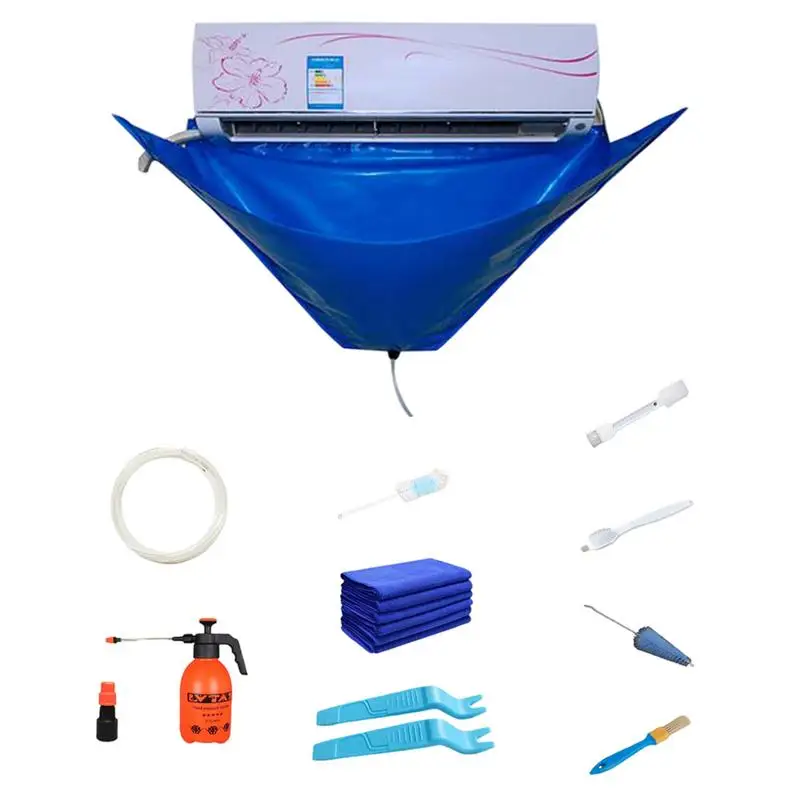 Air Conditioner Cleaning Cover Kit With Water Pipe Waterproof Air Conditioner Dust Protection Cleaning Cover Bag Accessories
Air Conditioner Cleaning Cover Kit With Water Pipe Waterproof Air Conditioner Dust Protection Cleaning Cover Bag Accessories