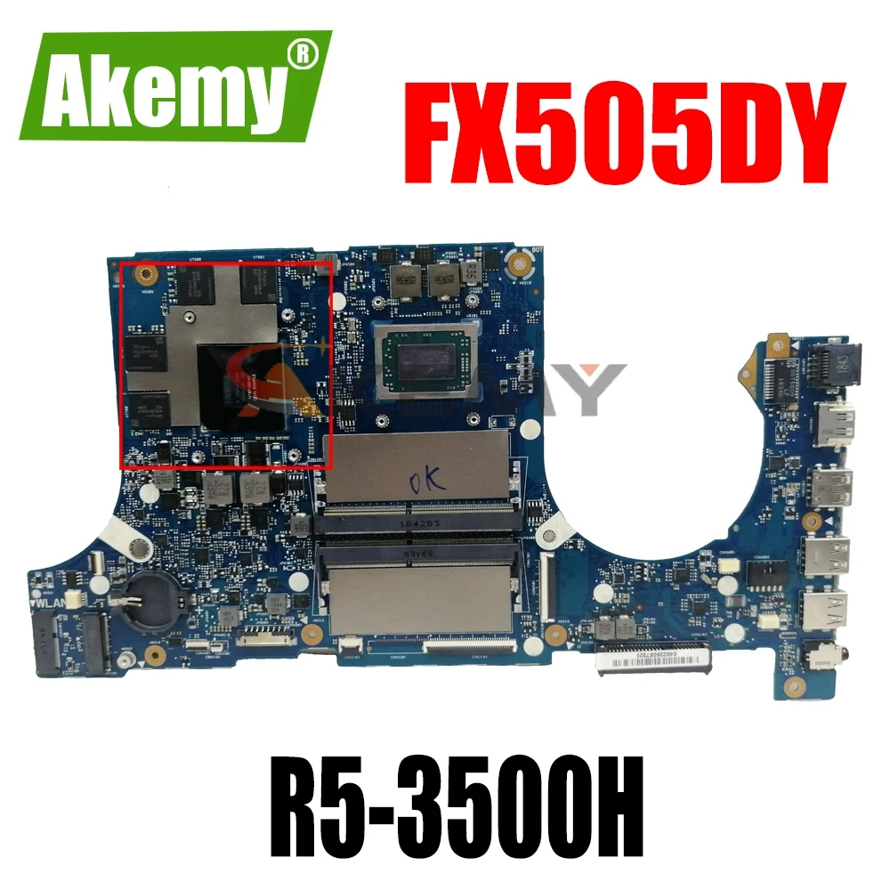 SAMXINNO For ASUS FX95D FX505D FX505DY FX505DU Laotop Mainboard FX505DY Motherboard with AMD R5 3500H APU
SAMXINNO For ASUS FX95D FX505D FX505DY FX505DU Laotop Mainboard FX505DY Motherboard with AMD R5 3500H APU