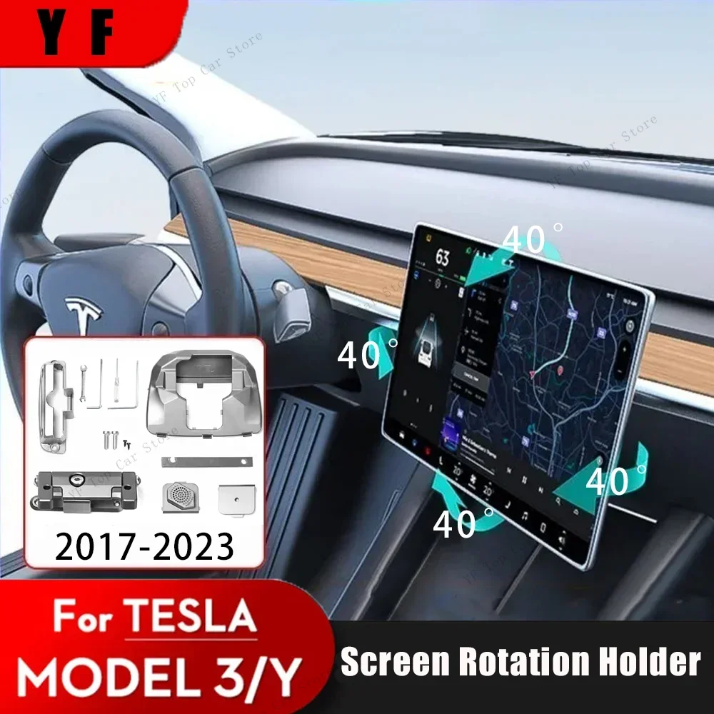 Screen Rotating Holder For Tesla Model 3 Model Y 2021 2022 2023 Central Control Screen Bracket Navigation Stand Swivel Mount
Screen Rotating Holder For Tesla Model 3 Model Y 2021 2022 2023 Central Control Screen Bracket Navigation Stand Swivel Mount