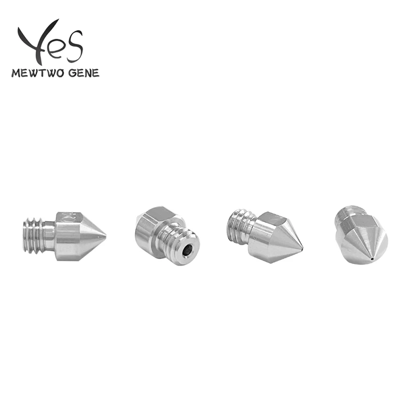High Strength TC4 Titanium Alloy MK8 Nozzles Corrosion Resistant Nozzle for Ender 3 CR10 Ender 5 Ender 2Pro for 1.75mm PLA
High Strength TC4 Titanium Alloy MK8 Nozzles Corrosion Resistant Nozzle for Ender 3 CR10 Ender 5 Ender 2Pro for 1.75mm PLA