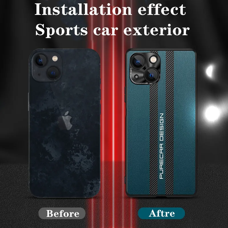 Luxury Leather SportsCar Material Style Case for IPhone 11 12 13 ProMax Mini Camera Protection Shockproof Carbon Fiber Cover
Luxury Leather SportsCar Material Style Case for IPhone 11 12 13 ProMax Mini Camera Protection Shockproof Carbon Fiber Cover