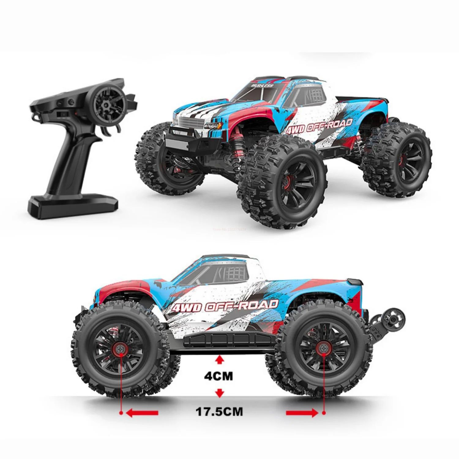 

Mjx Hyper Go 14301/14302 1/14 Remote Control Pickup Brushless Rc Car 2.4g 4wd High-Speed Off-Road Off-Road Vehicle Boy Toy