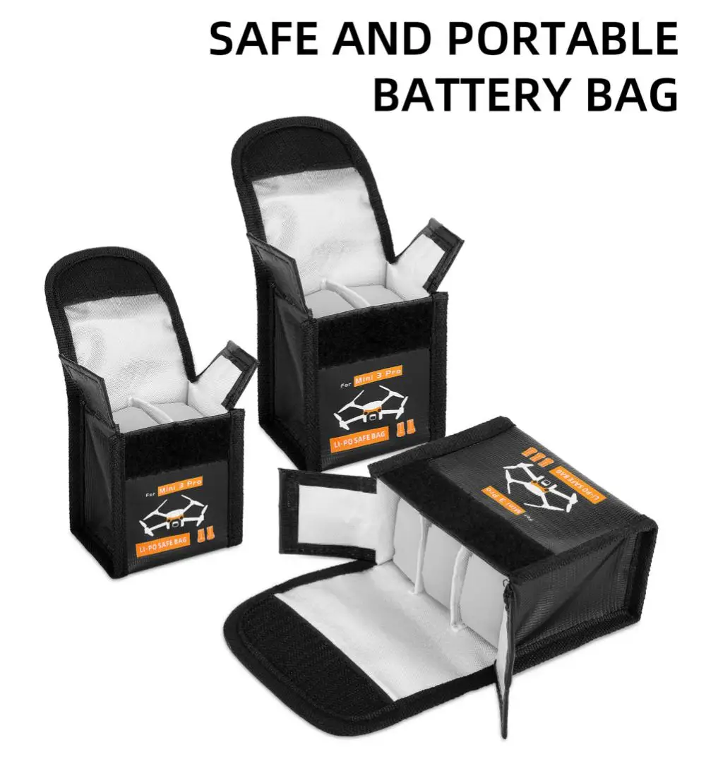 Fireproof Battery Explosion-proof Bag Flame Storage Bag Transport Safety Protector Protective Storage Case Safety Accessories
Fireproof Battery Explosion-proof Bag Flame Storage Bag Transport Safety Protector Protective Storage Case Safety Accessories