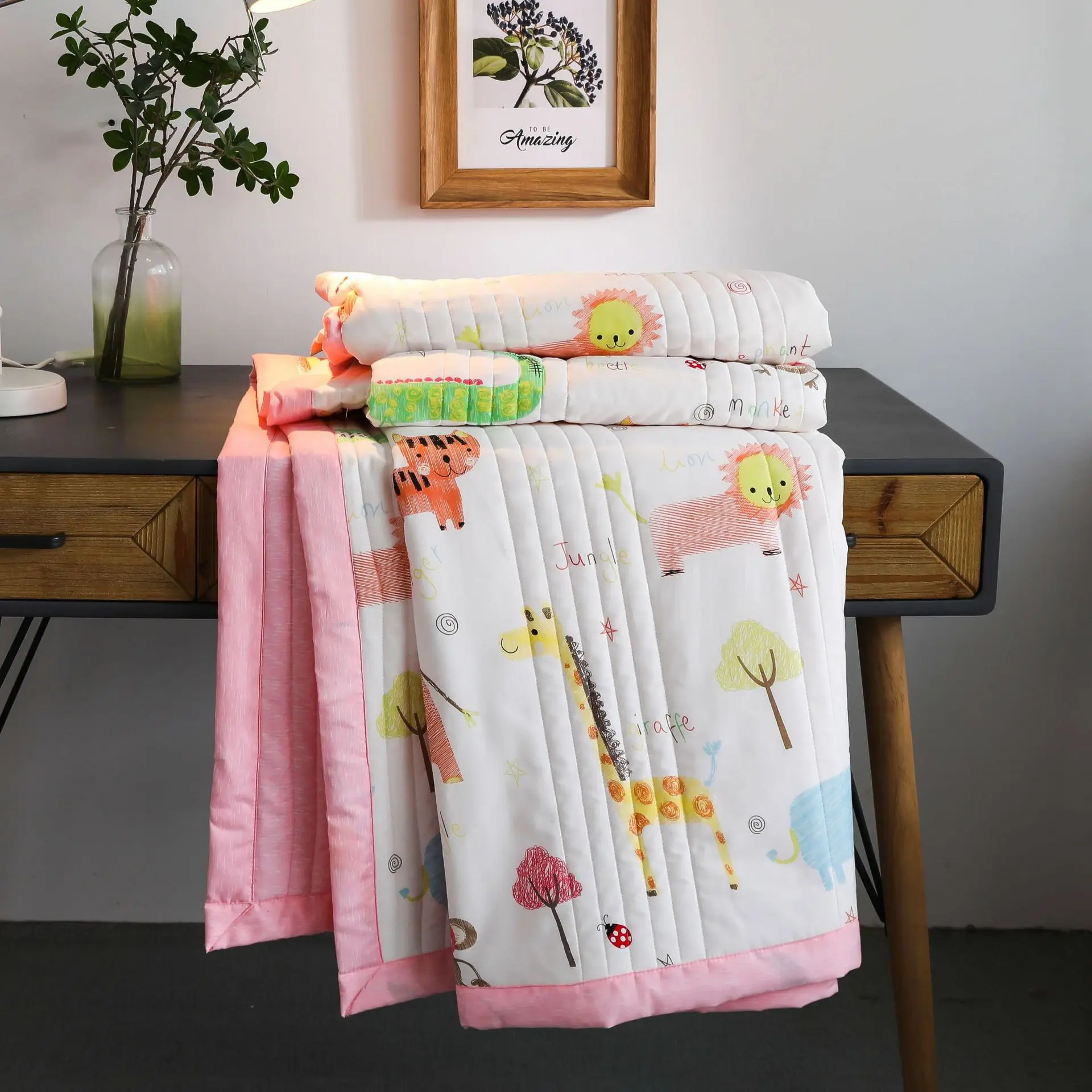 Print Bedspread Bed Cover Home Textiles Summer Washed Cotton Quilt Air-conditioning Comforter Soft Breathable Blanket Thin Leaf
Print Bedspread Bed Cover Home Textiles Summer Washed Cotton Quilt Air-conditioning Comforter Soft Breathable Blanket Thin Leaf