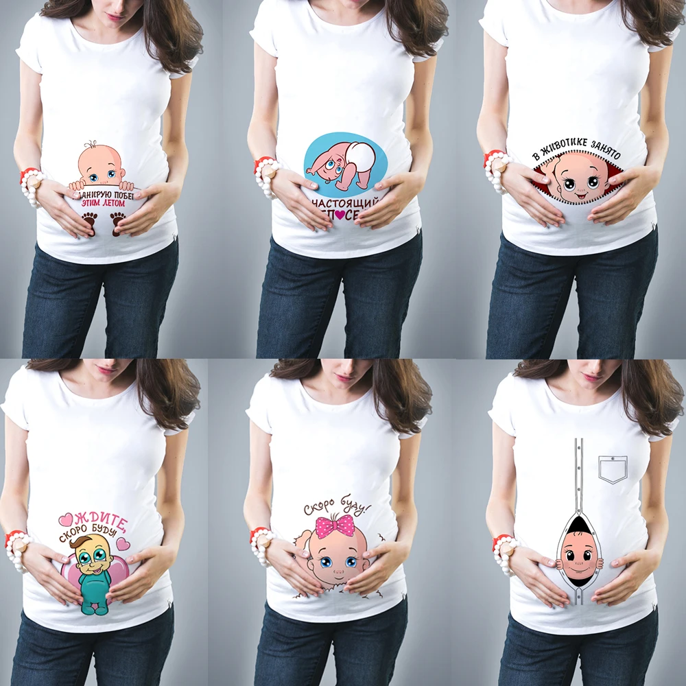 New Cute Pregnant Maternity Clothes Casual Pregnancy T ShirtsBaby Print Funny Pregnant Women Summer Tees Pregnant Top Streetwear
New Cute Pregnant Maternity Clothes Casual Pregnancy T ShirtsBaby Print Funny Pregnant Women Summer Tees Pregnant Top Streetwear