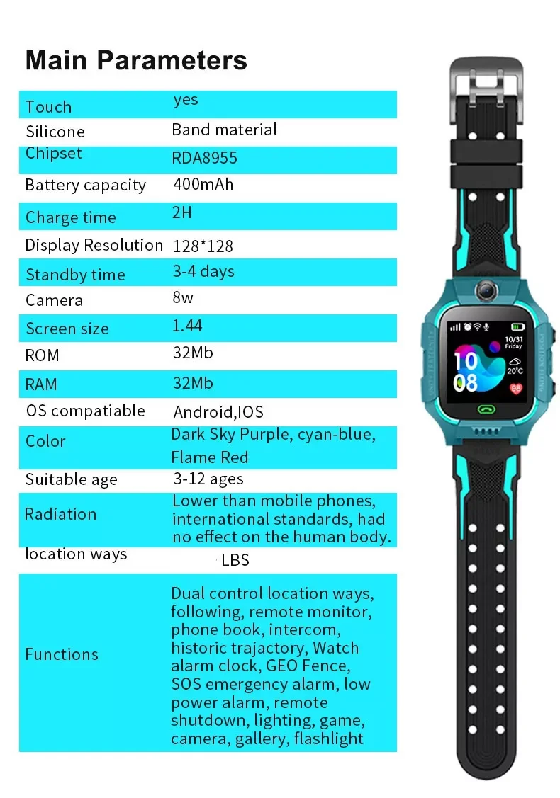 JMT 2022Top Brand Kids Smart Watch Call 2G Phone Watch Student Children Boy Girl Smartwatch SOS Camera Position Super Standby Sm
JMT 2022Top Brand Kids Smart Watch Call 2G Phone Watch Student Children Boy Girl Smartwatch SOS Camera Position Super Standby Sm