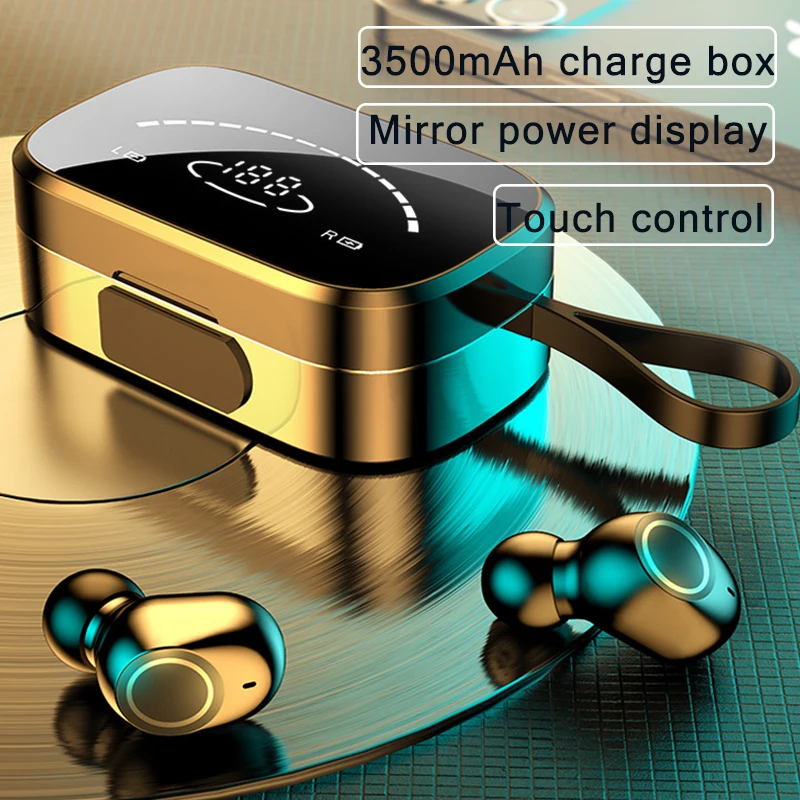 Savioke K2 3500mAh Bluetooth Wireless Earphones with Mic Sports Waterproof Wireless Headphones Touch Control Headsets Earbuds
Savioke K2 3500mAh Bluetooth Wireless Earphones with Mic Sports Waterproof Wireless Headphones Touch Control Headsets Earbuds