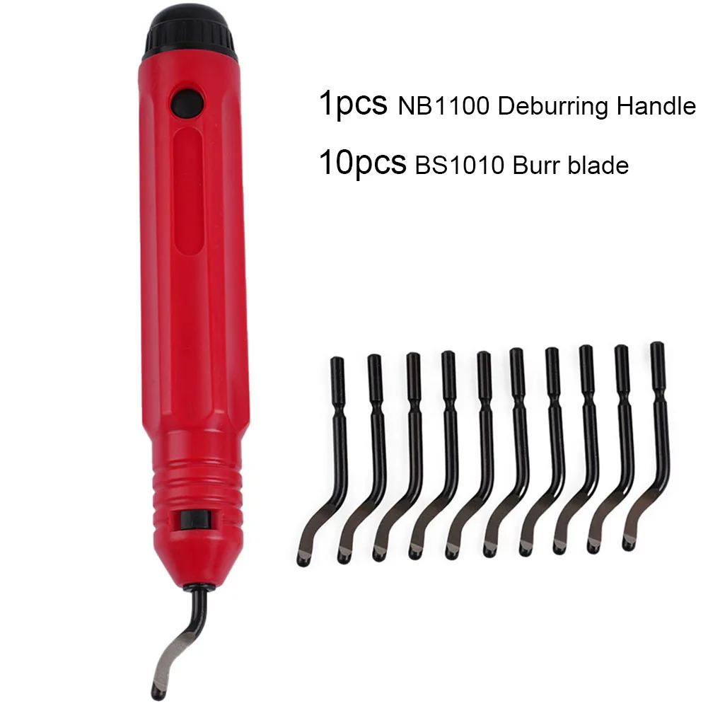 Clean Smooth Edges with the NB1100 Handle Burr Deburring Remover Cutting Tool and 10pcs BS1010 Trimming Blades
Clean Smooth Edges with the NB1100 Handle Burr Deburring Remover Cutting Tool and 10pcs BS1010 Trimming Blades