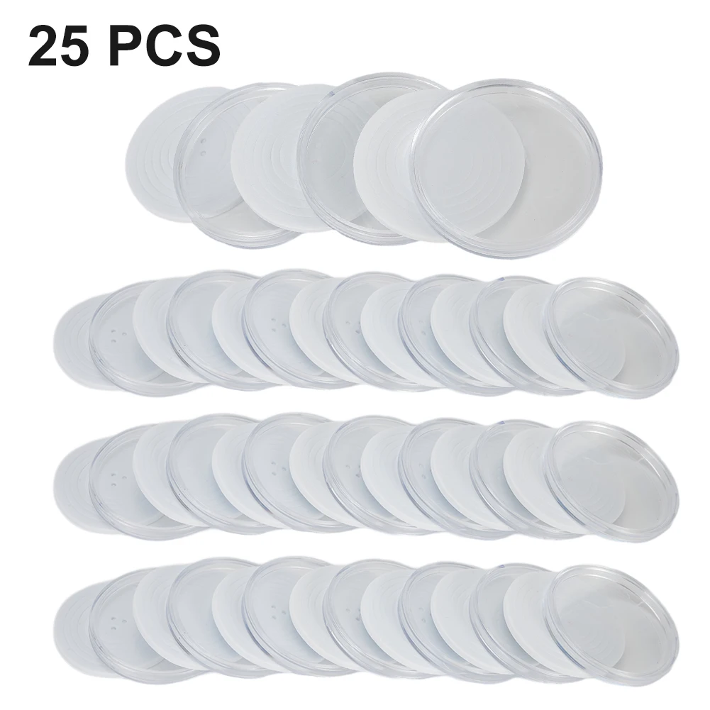 10/25pcs 46mm Coin Capsules Transparent Plastic Coin Holder Collecting Box Inner Ring Gasket 18/23/28/33/38mm Storage Boxes
10/25pcs 46mm Coin Capsules Transparent Plastic Coin Holder Collecting Box Inner Ring Gasket 18/23/28/33/38mm Storage Boxes