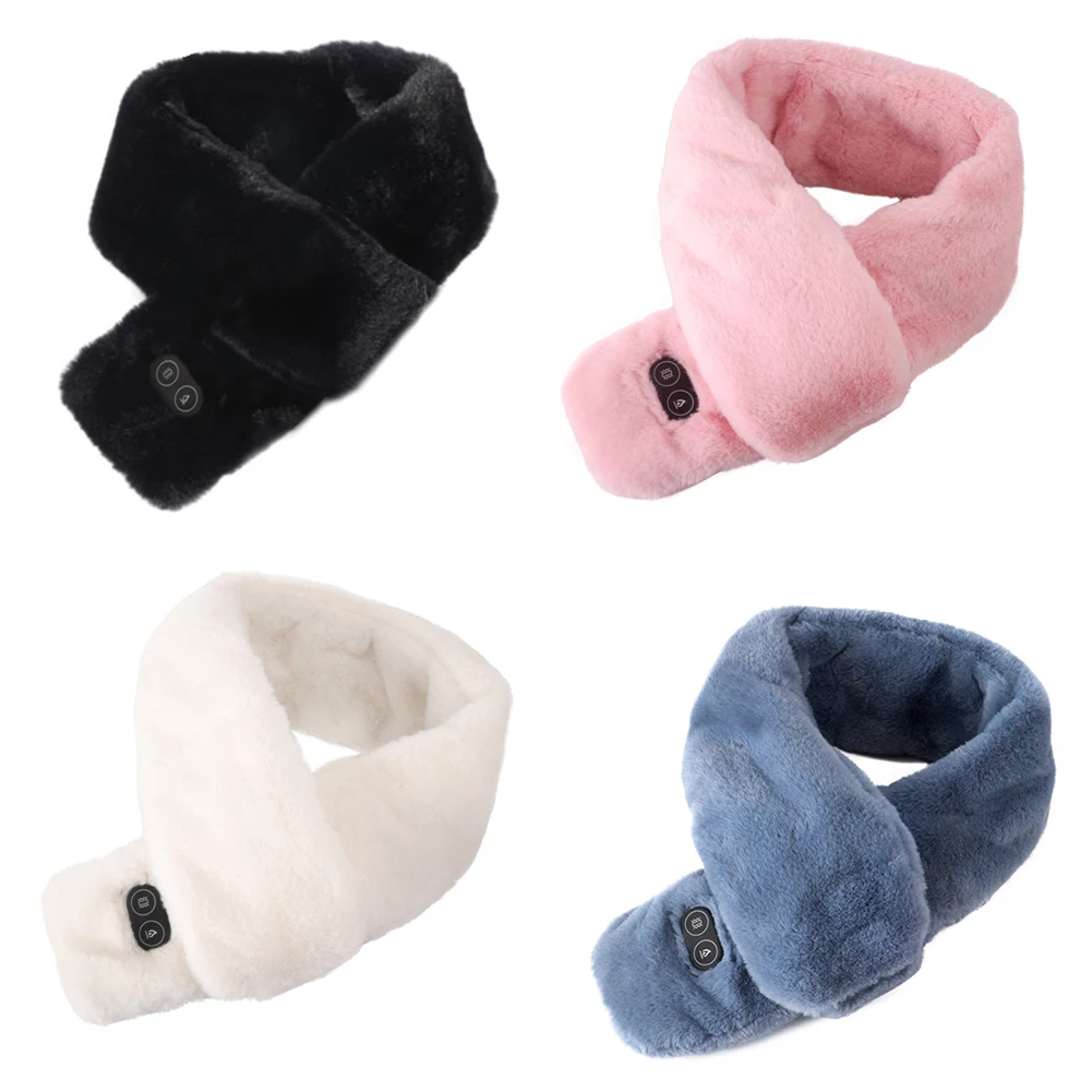 Winter Heated Scarf USB Smart Electric Men Women Shawl Neck Wrap 3-Gear Adjustable Vibration Massage Thermal Scarf Plush Collar
Winter Heated Scarf USB Smart Electric Men Women Shawl Neck Wrap 3-Gear Adjustable Vibration Massage Thermal Scarf Plush Collar