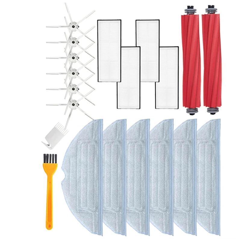 Replacement Parts Robot Vacuum Cleaner Parts Main Brush Side Brush Hepa Filter Mop Cloth For Xiaomi Roborock S7 T7S T7S PLUS
Replacement Parts Robot Vacuum Cleaner Parts Main Brush Side Brush Hepa Filter Mop Cloth For Xiaomi Roborock S7 T7S T7S PLUS