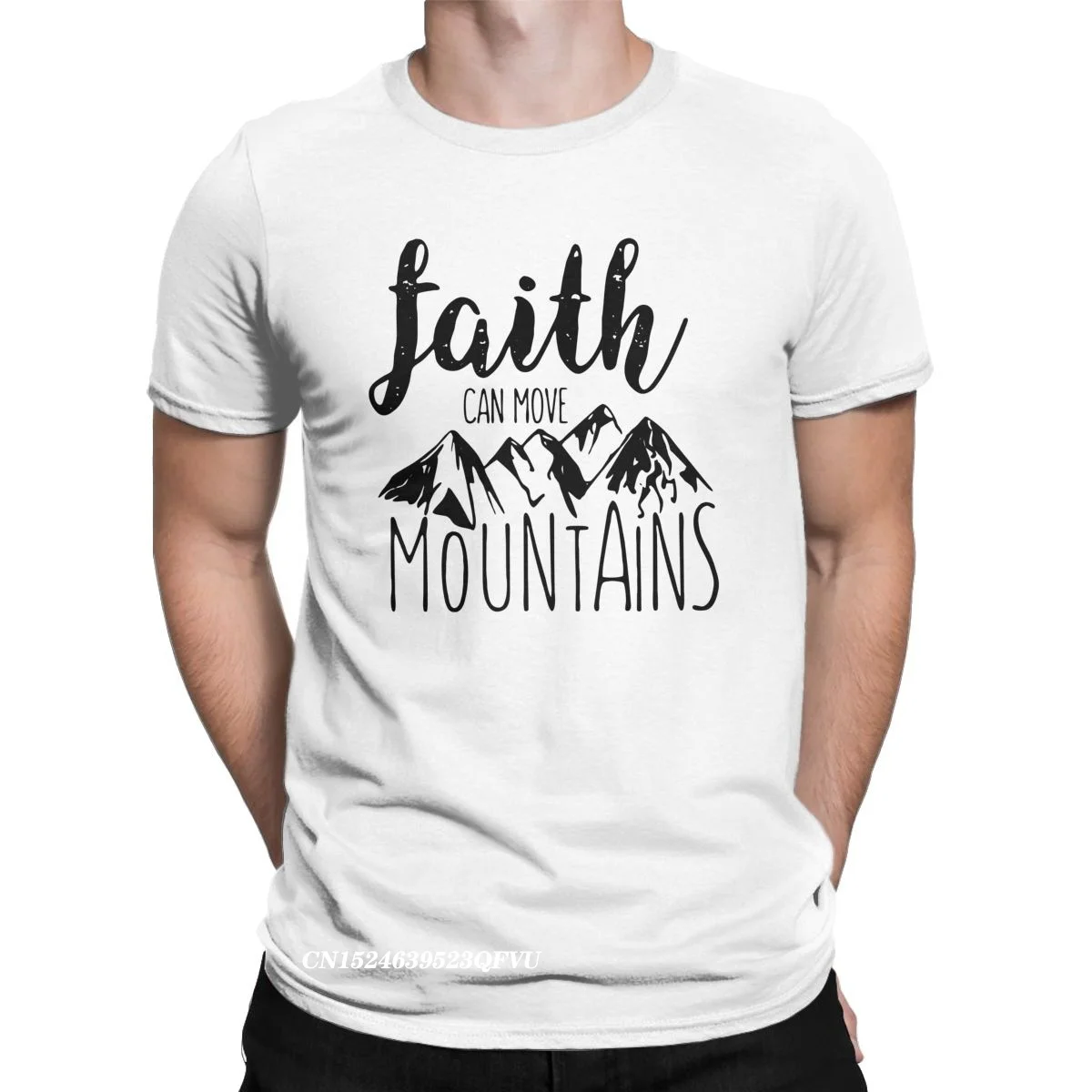 Faith Can Move Mountains Tops T Shirts Men's Cotton Fun T-Shirts Crewneck Motivational Quote Tee Shirt Harajuku Tops Original
Faith Can Move Mountains Tops T Shirts Men's Cotton Fun T-Shirts Crewneck Motivational Quote Tee Shirt Harajuku Tops Original